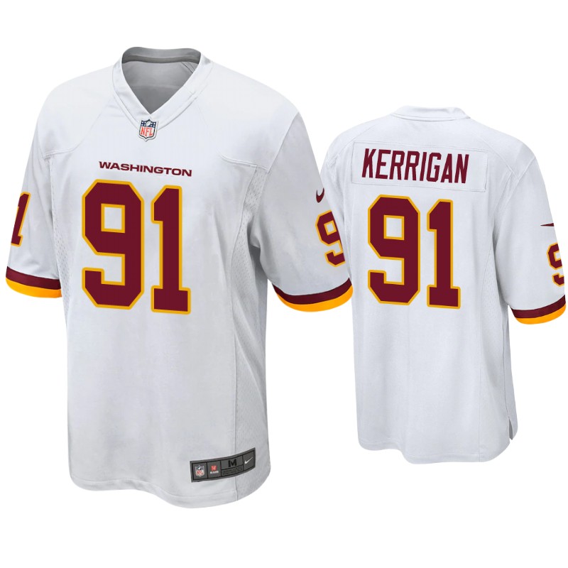 Men's Washington Football Team #91 Ryan Kerrigan White Vapor Untouchable Limited Stitched Jersey